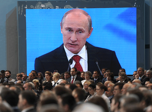 Через 3 часа Путин вдруг прекратил пресс-конференцию